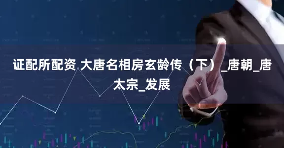 证配所配资 大唐名相房玄龄传（下）_唐朝_唐太宗_发展
